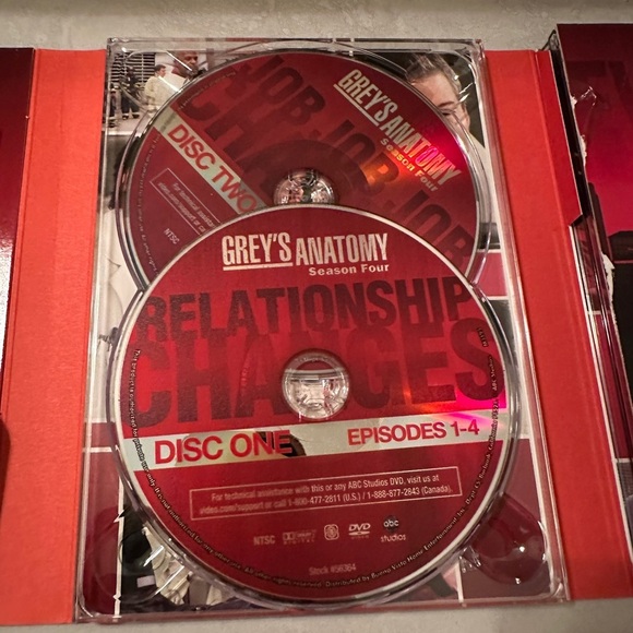 Grey's Anatomy - Season Four 4 Expanded (DVD, 2008, 5-Disc Set) - Picture 4 of 6